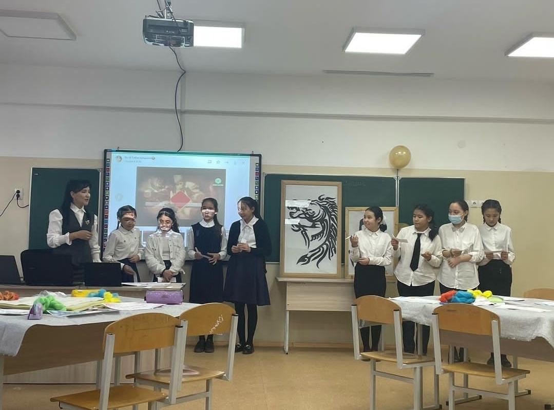 Технология пәнінің мұғалімі Жүнісақын Сандуғаш Ахатайқызының ашық сабағы