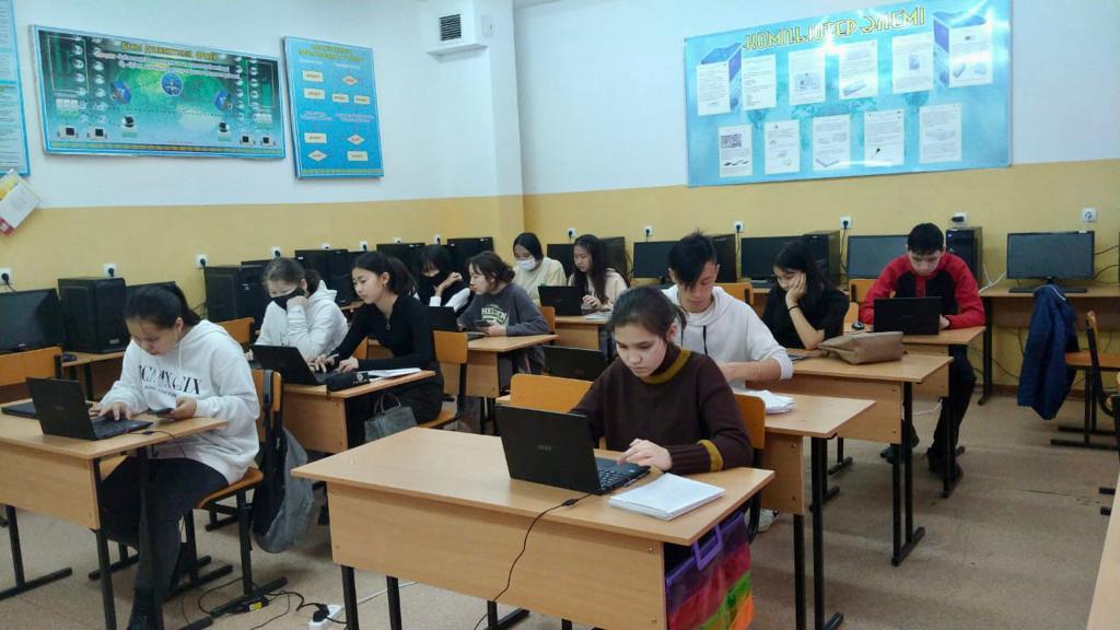 “PISA” халықаралық зерттеуіне қатысатын оқушылардан сынама тест алынды.